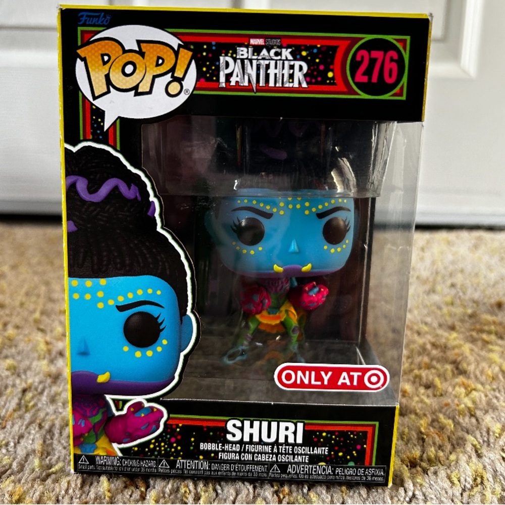 Funko POP! Marvel Black Panther Shuri #276 [Blacklight] Exclusive